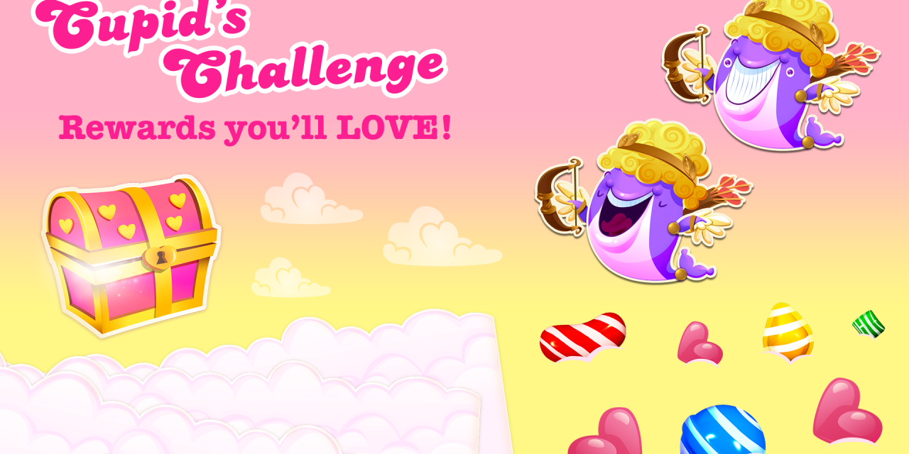 Candy Crush Saga Brings in Cupid’s Challenge to Celebrate Valentine’s Day