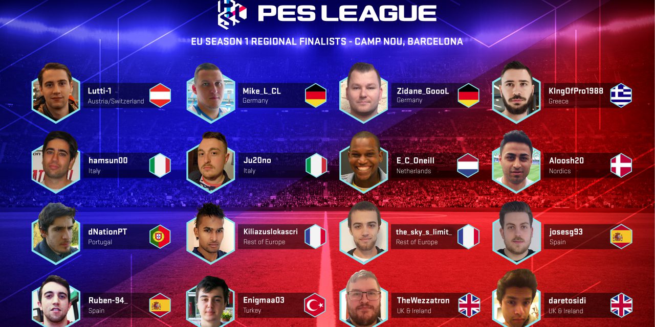 PESLeague European Regional Finalists Confirmed