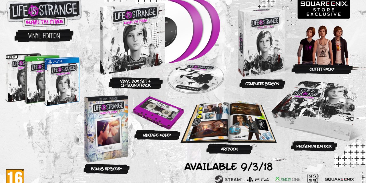 Life is Strange: Before the Storm Limited Boxed & Vinyl Editions Announced