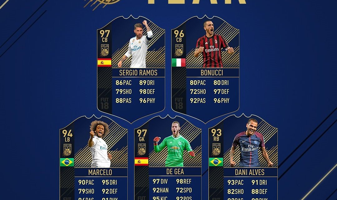 FIFA 18 FUT TOTY Defence