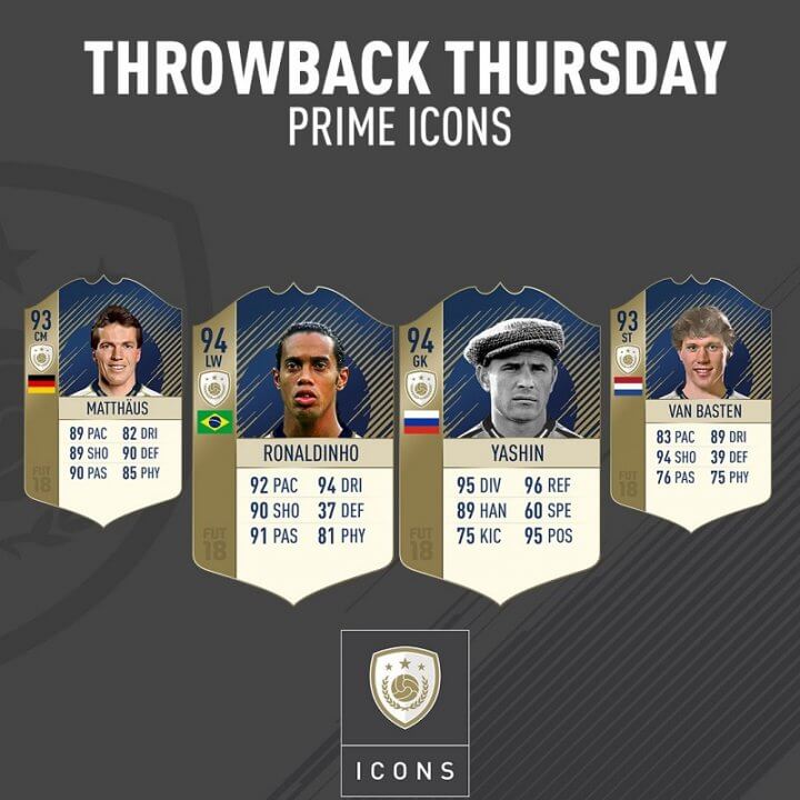 FIFA 18 Icons: Which legends are in the game?