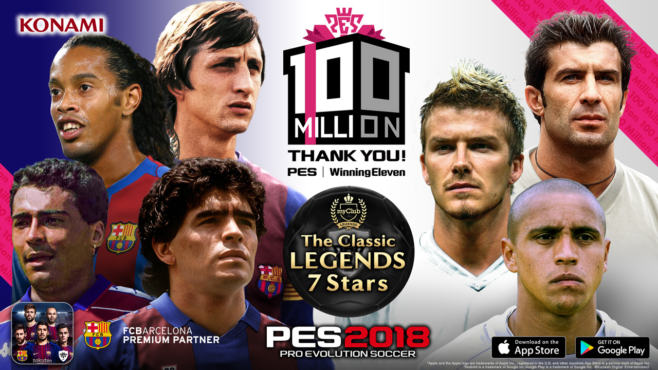 PES 2018 & Mobile 100 Million Campaign Revealed