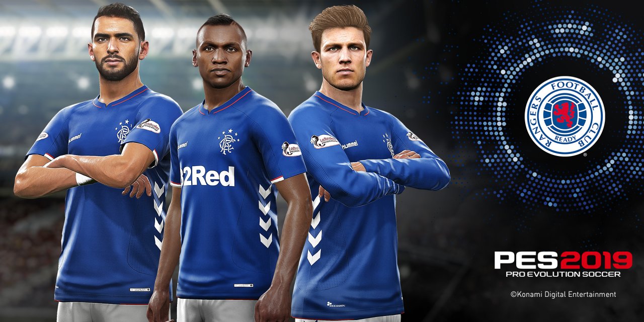 Rangers Announced as PES 2019 Club Partner