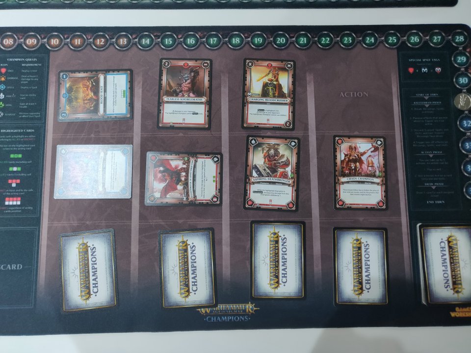 Warhammer Champions TCG Age of Sigmar Official Chaos Playmat