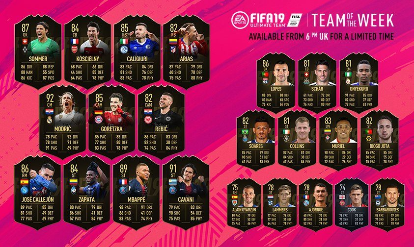 FIFA 19 TOTW 19