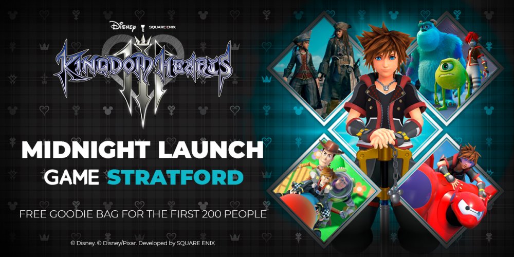 Kingdom Hearts III Midnight Launch