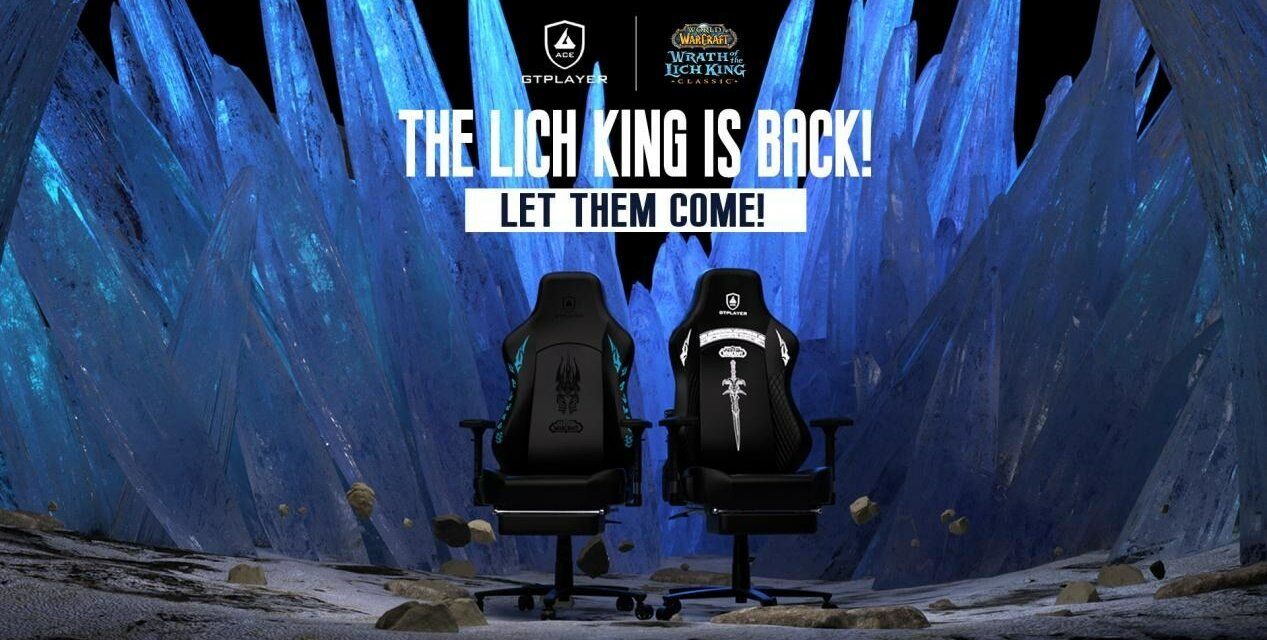 GTPLAYER & Blizzard Ent Release Lich King Inspired Gaming Chair.