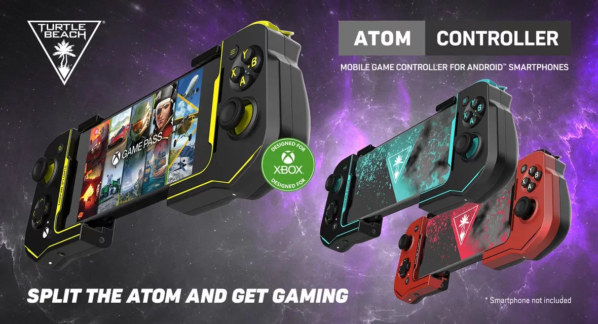 Turtle Beach’s debut of the brand’s Hyper-Portable Atom Controller.