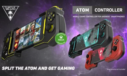 Turtle Beach’s debut of the brand’s Hyper-Portable Atom Controller.