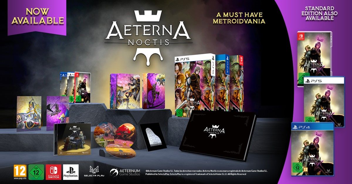 Aeterna Noctis physical editions and digital port for Nintendo Switch™ available now