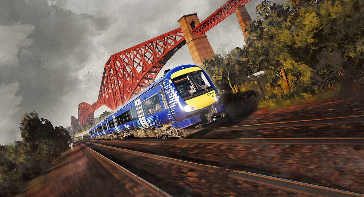 Players can now traverse iconic Forth Bridge in Train Sim World 4.